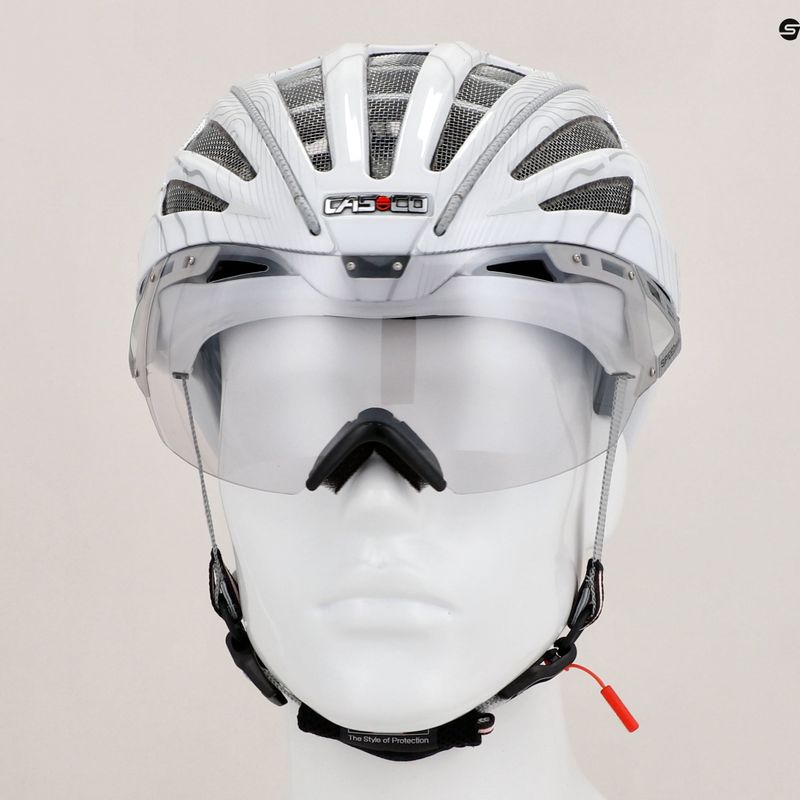 Kask rowerowy CASCO Speedairo 2 RS pure motion white 9