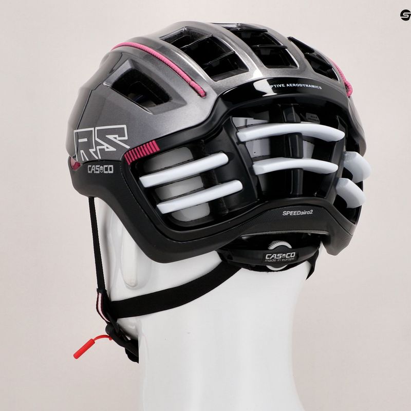Kask rowerowy CASCO Speedairo 2 anthracite fuchsia 9