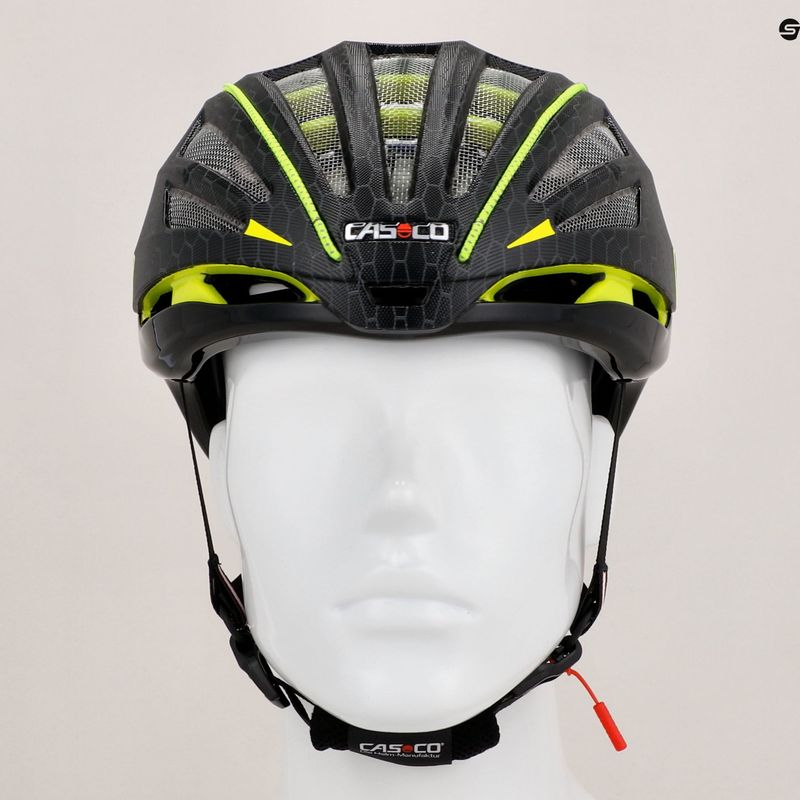 Kask rowerowy CASCO Speedairo 2 neon hive 8