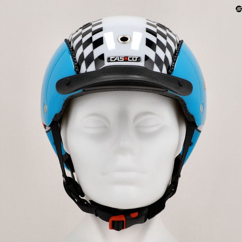 Kask rowerowy dziecięcy CASCO Mini 2 lucky 7 blue 12