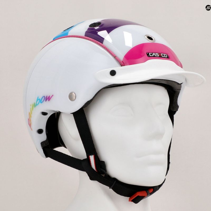 Kask rowerowy dziecięcy CASCO Mini 2 rainbow 12
