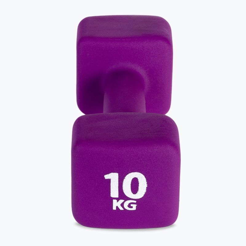 Hantel neoprenowy 10 kg Pure2Improve fioletowy P2I201460 3