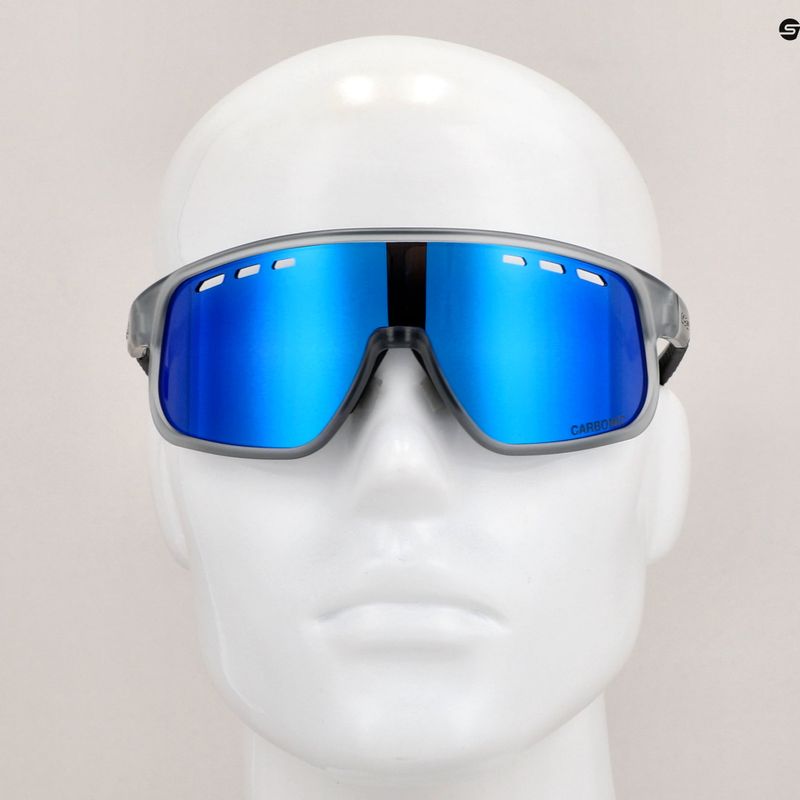 Okulary przeciwsłoneczne CASCO SX-25 Carbonic smoke clear/blue mirror 7