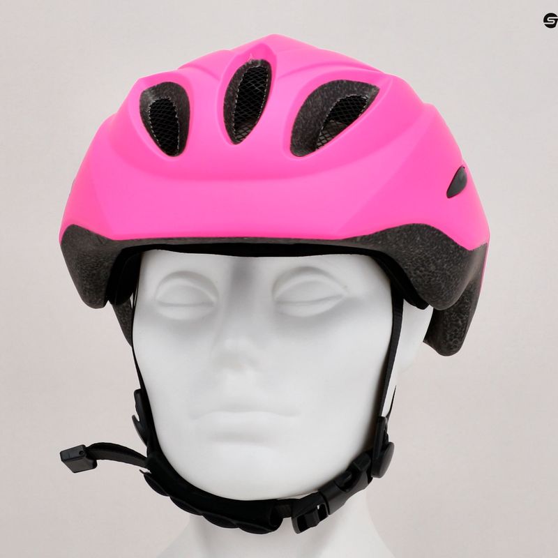 Kask rowerowy dziecięcy Rogelli Start Jr pink/black 9