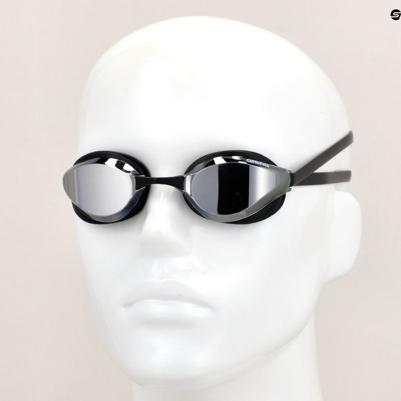Okulary do pływania arena Python Mirror silver/black 8