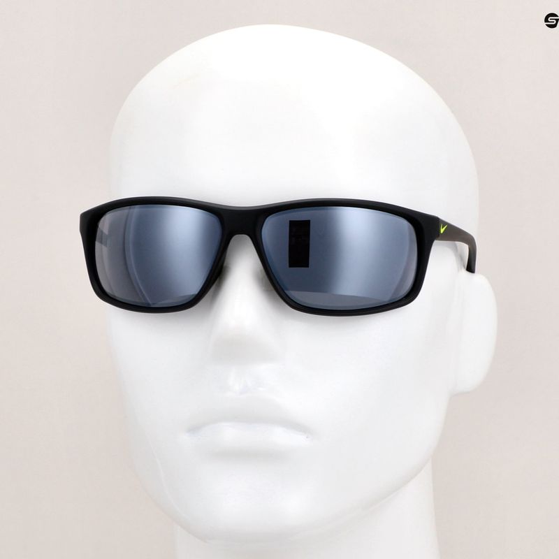 Okulary przeciwsłoneczne męskie Nike Adrenaline matte black/grey w/silver mirror 8