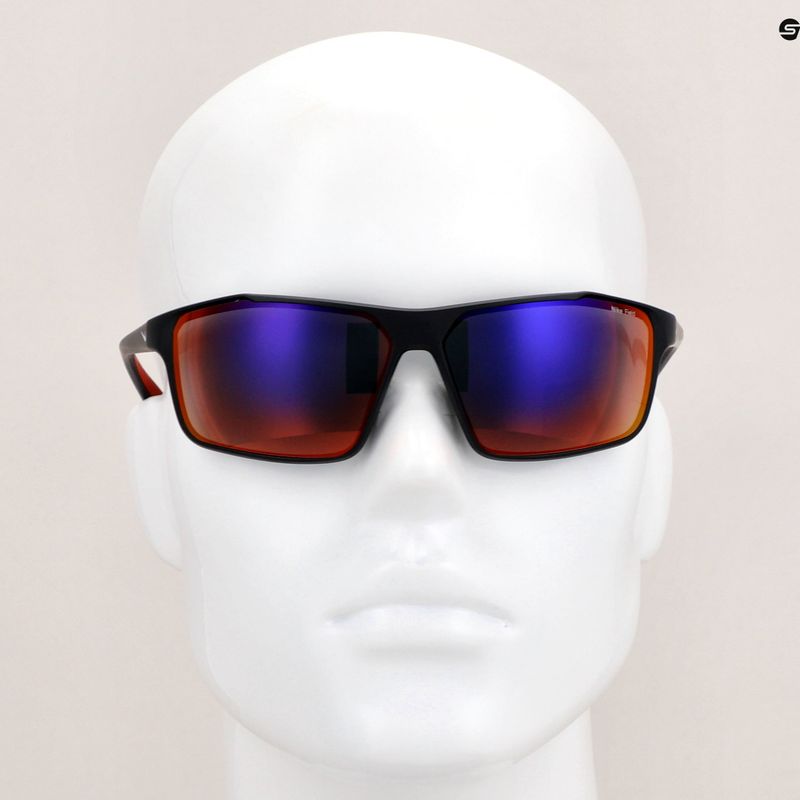 Okulary przeciwsłoneczne męskie Nike Windstorm matte black/pure platinum/field tint 8