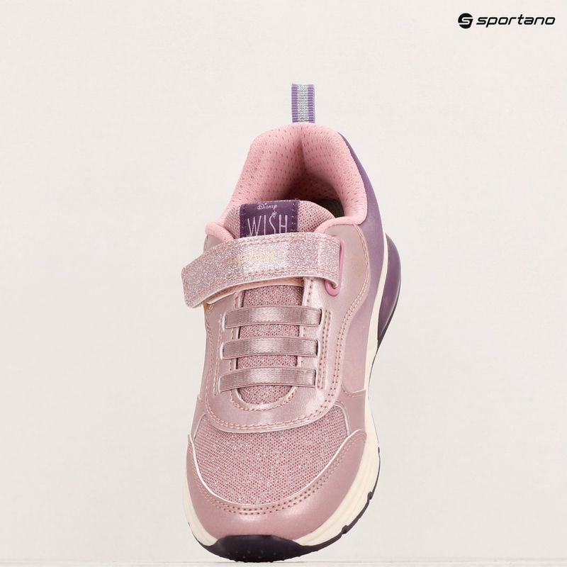 Buty juniorskie Geox Spaceclub pink/light purple 17