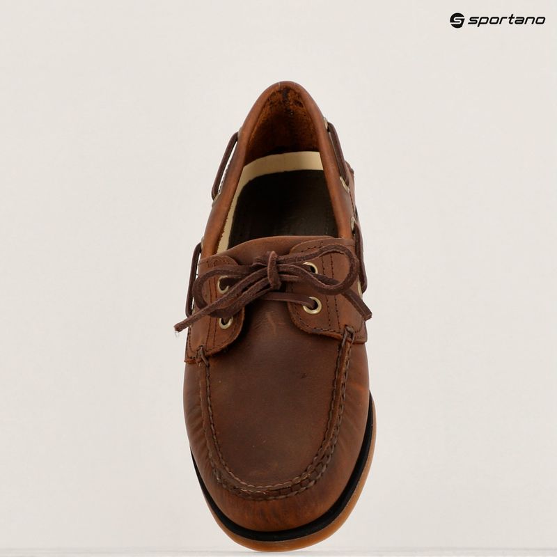 Mokasyny męskie Timberland Classic Boat Shoe medium brown full grain 9