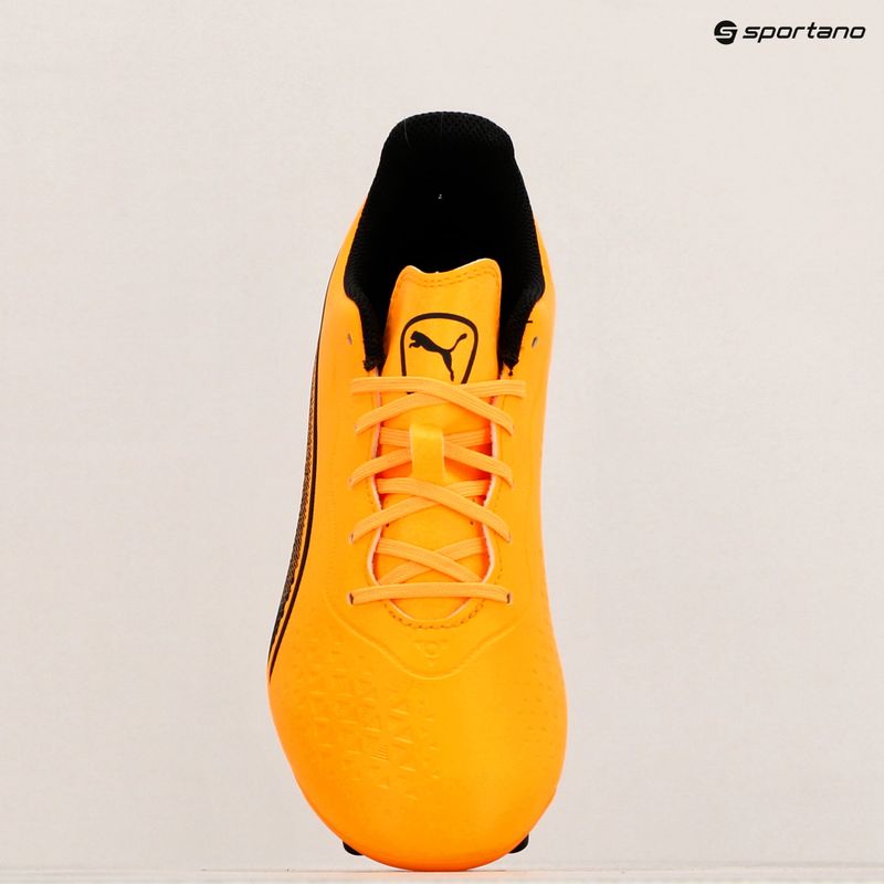 Buty piłkarskie PUMA King Match Fg/Ag sun stream/puma black/sunset glow 9