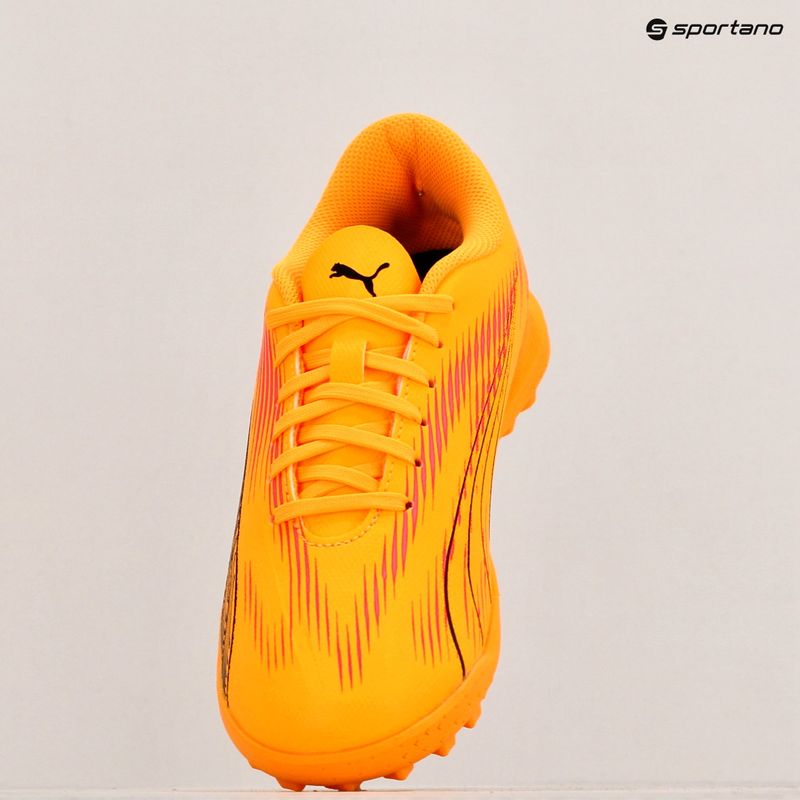 Buty piłkarskie dziecięce PUMA Ultra Play TT Jr sunset glow/puma black/sun stream 9