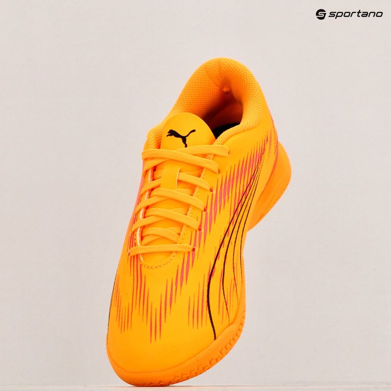 Buty piłkarskie dziecięce PUMA Ultra Play TT Jr sunset glow/puma black/sun stream 9