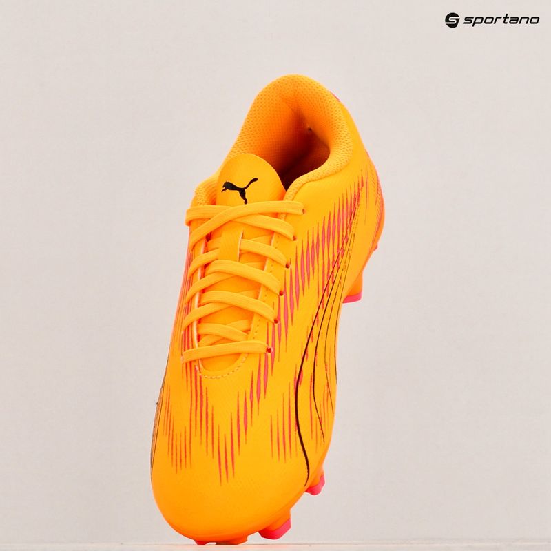 Buty piłkarskie dziecięce PUMA Ultra Play FG/AG Jr sunset glow/puma black/sun stream 9