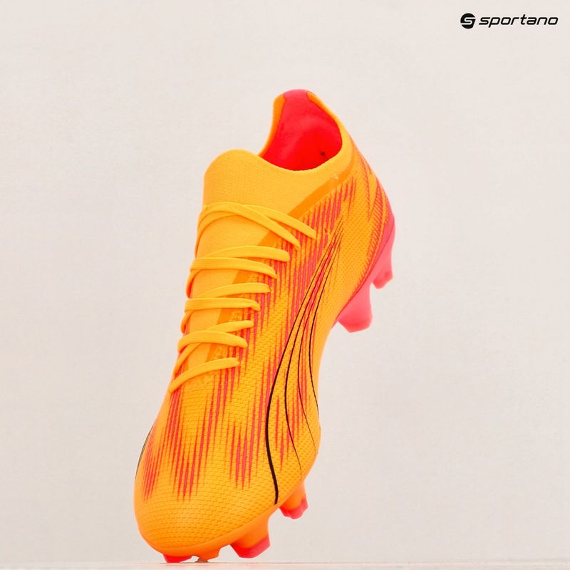 Buty piłkarskie PUMA Ultra Match FG/AG sunset glow/puma black/sun stream 9