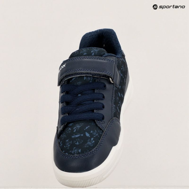 Buty juniorskie Geox Arzach ocean blue/stazony white 16