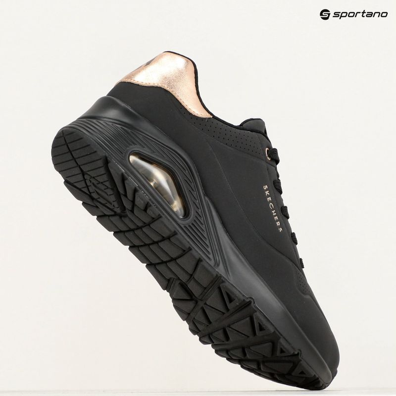 Buty damskie SKECHERS Uno Golden Air black/black/metalic 9