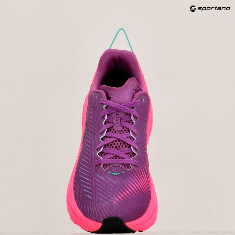 Buty do biegania damskie HOKA Rincon 3 beautyberry/knockout pink 13