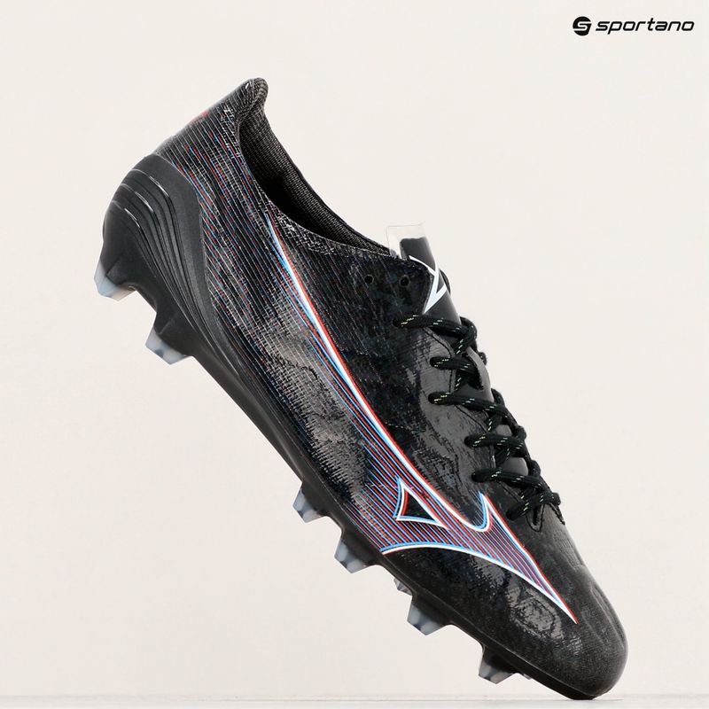 Buty piłkarskie męskie Mizuno Αlpha Elite Md black/ignition red/801 c 14