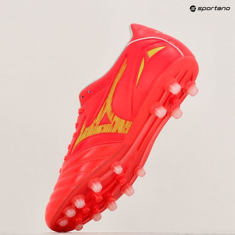 Buty piłkarskie Mizuno Morelia Neo IV Pro AG flerycoral2/bolt2 9