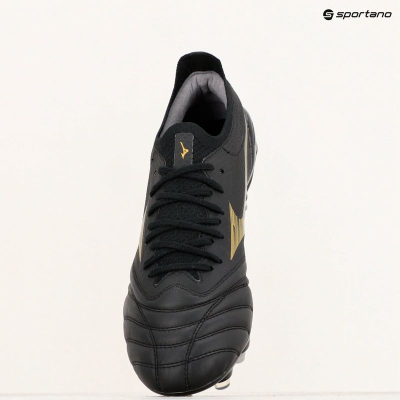 Buty piłkarskie męskie Mizuno Morelia Neo IV Beta SG black/gold/black 9