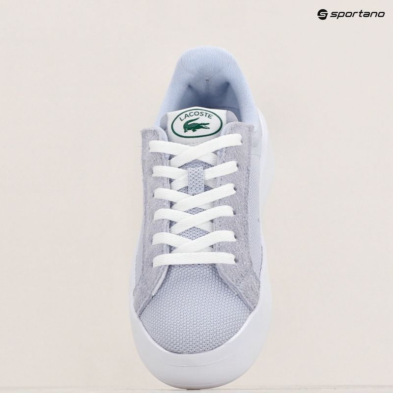 Buty damskie Lacoste Carnaby Platform Lite Textile light blue/white 10