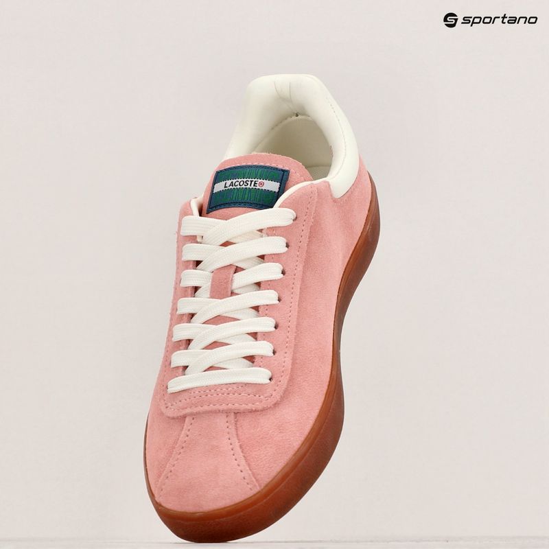 Buty damskie Lacoste Baseshot Leather pink/gum 10