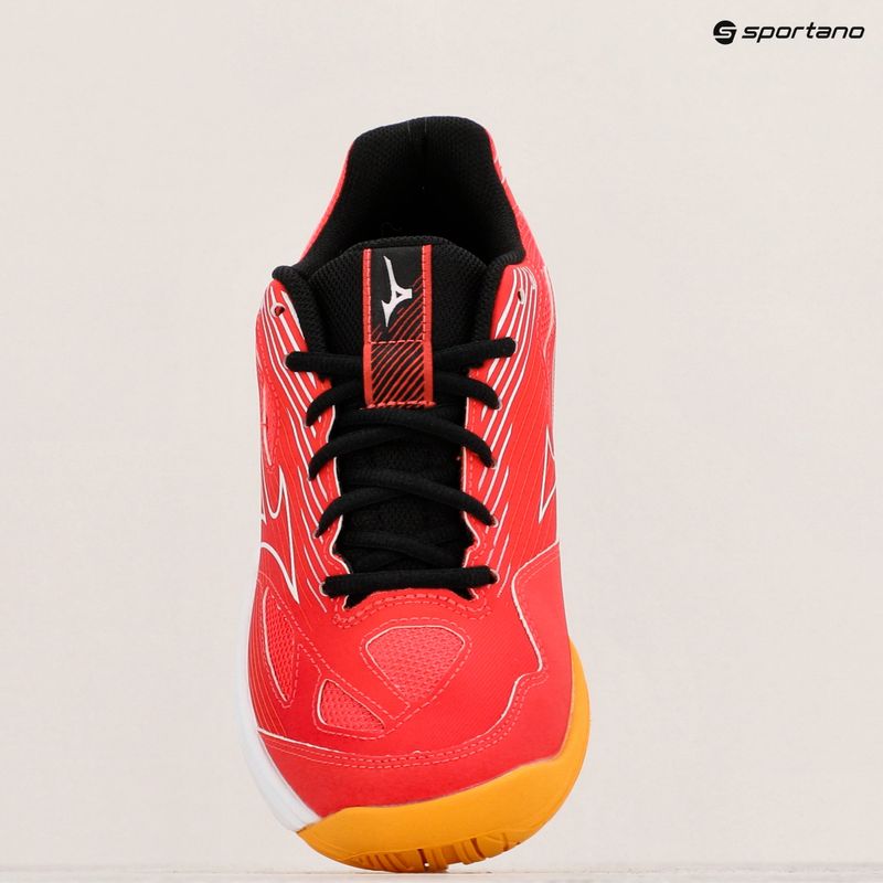 Buty do siatkówki Mizuno Cyclone Speed 4 radiant red/white/carrot curl 15