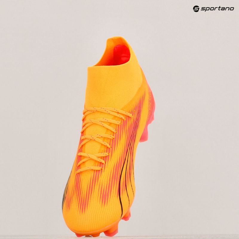 Buty piłkarskie PUMA Ultra Pro FG/AG sunset glow/puma black/sun stream 16