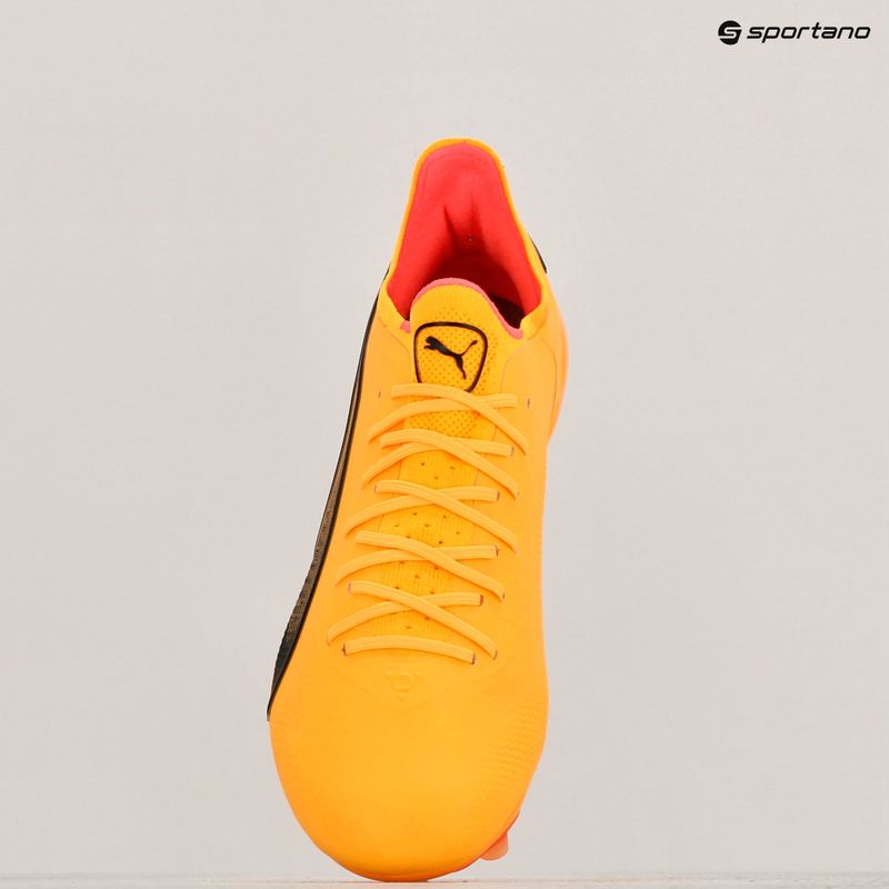 Buty piłkarskie PUMA King Ultimate Fg/Ag sun stream/puma black/sunset glow 17