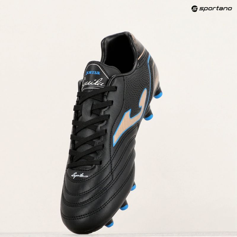 Buty piłkarskie męskie Joma Aguila FG black/gold 14