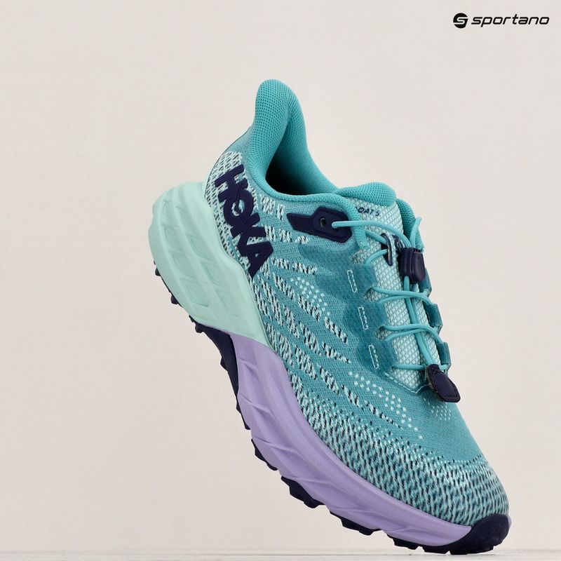 Buty do biegania dziecięce HOKA Speedgoat 5 ocean mist/lilac mist 11