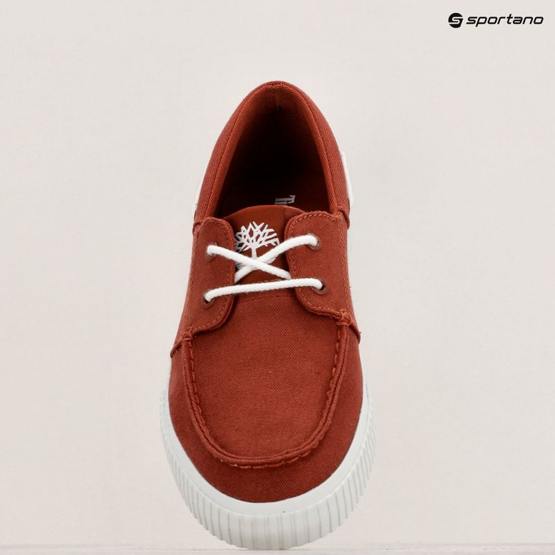 Mokasyny męskie Timberland Mylo Bay dark red canvas 10