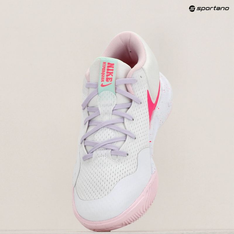 Buty do siatkówki damskie Nike Hyperquick Court Flight SE white/pink foam/violet mist/mint foam 9