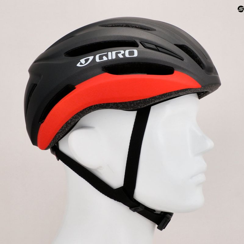 Kask rowerowy Giro Isode II matte black/red 10