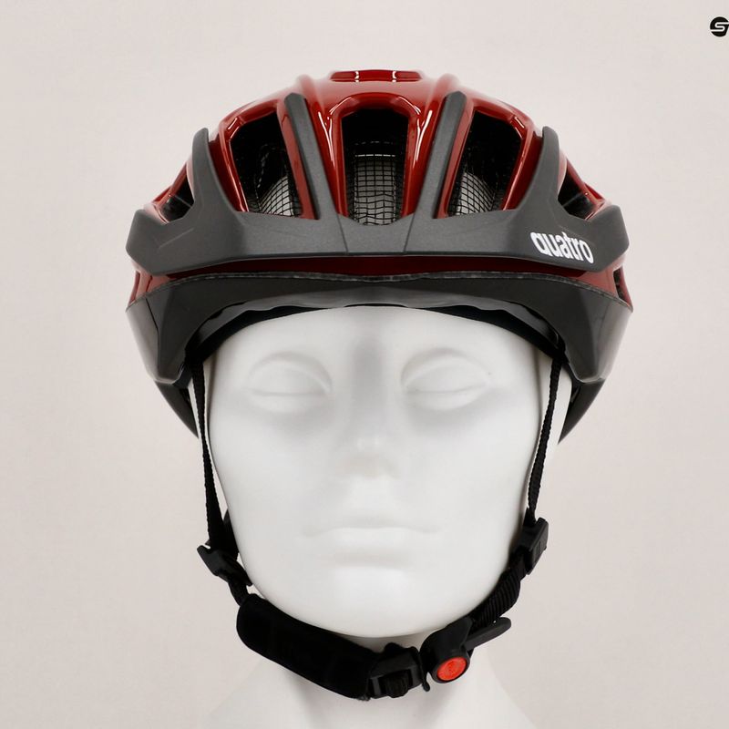 Kask rowerowy UVEX Quatro ruby red/black 12