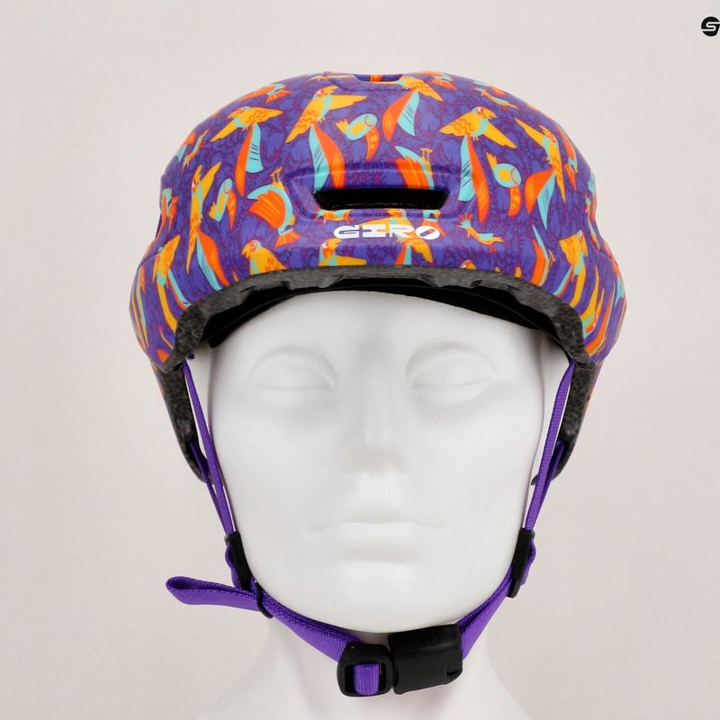 Kask rowerowy dziecięcy Giro Scamp II Jr matte purple libre 7