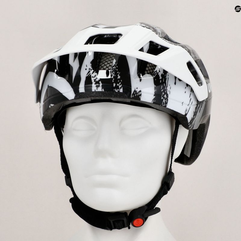 Kask rowerowy dziecięcy UVEX React Jr white/black 12