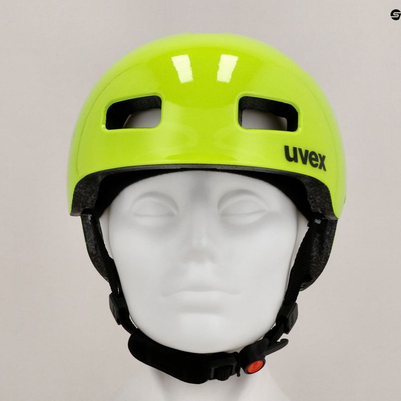 Kask rowerowy dziecięcy UVEX HLMT 4 Jr neon yellow 12