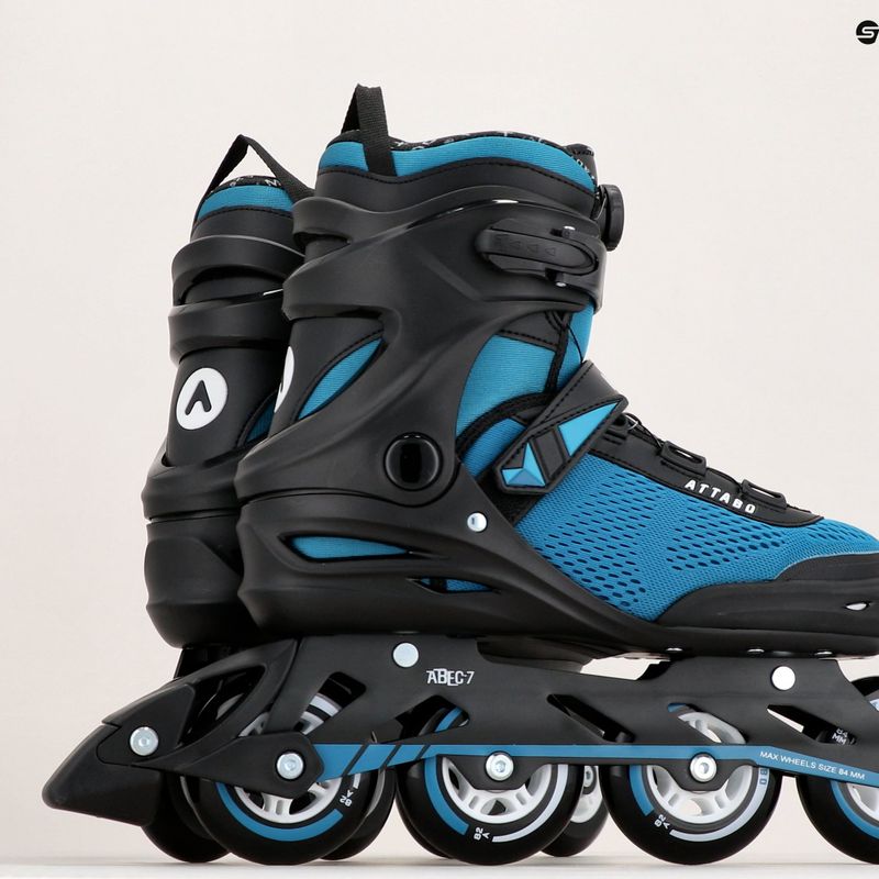 Rolki męskie ATTABO OneFoot Fitgo system niebieskie 17