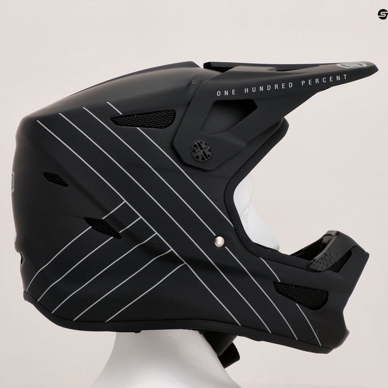 Kask rowerowy dziecięcy 100% Status Youth black 9