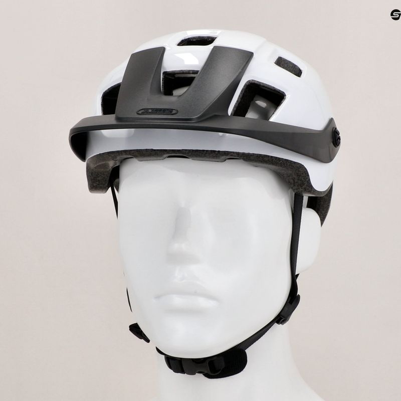 Kask rowerowy ABUS MoTrip shiny white 9