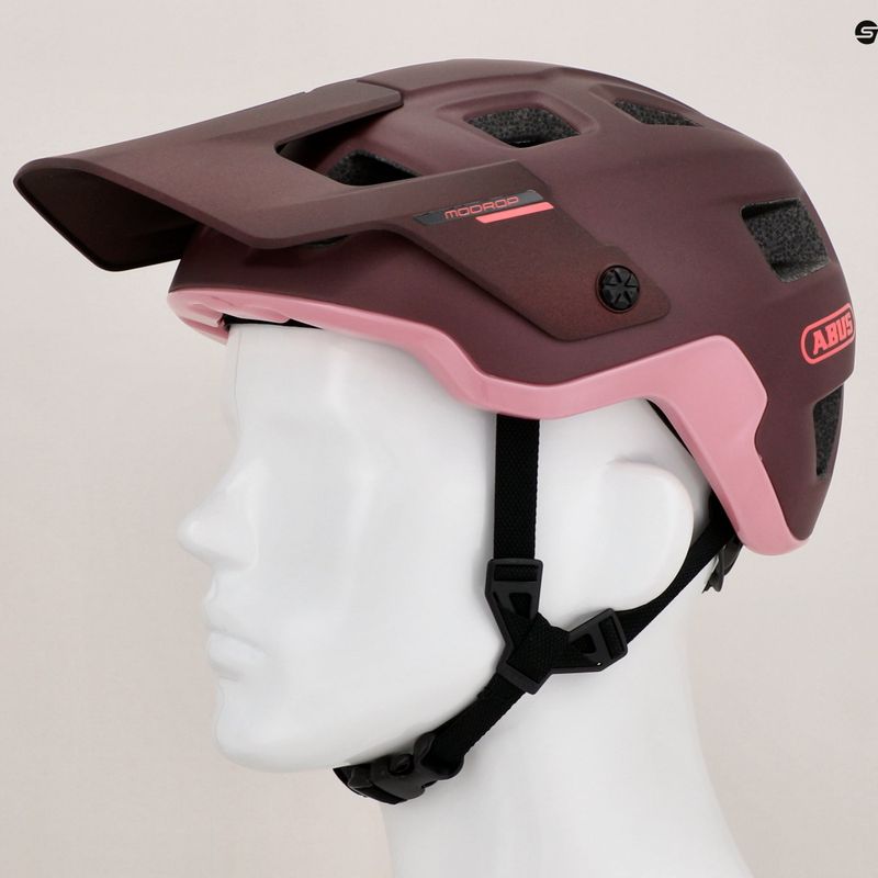 Kask rowerowy ABUS MoDrop wildberry red 9