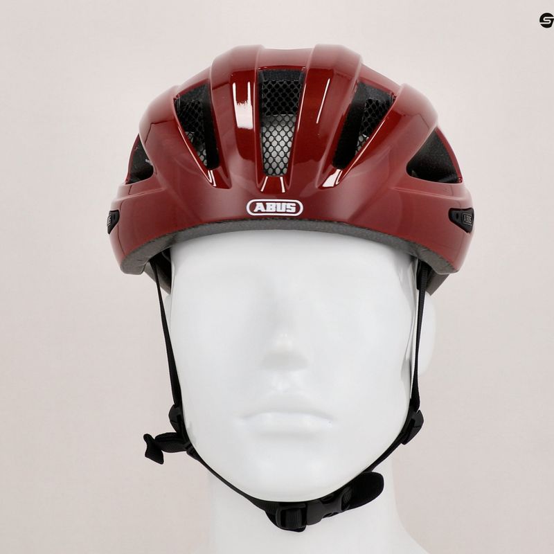 Kask rowerowy ABUS Macator bordeaux red 8