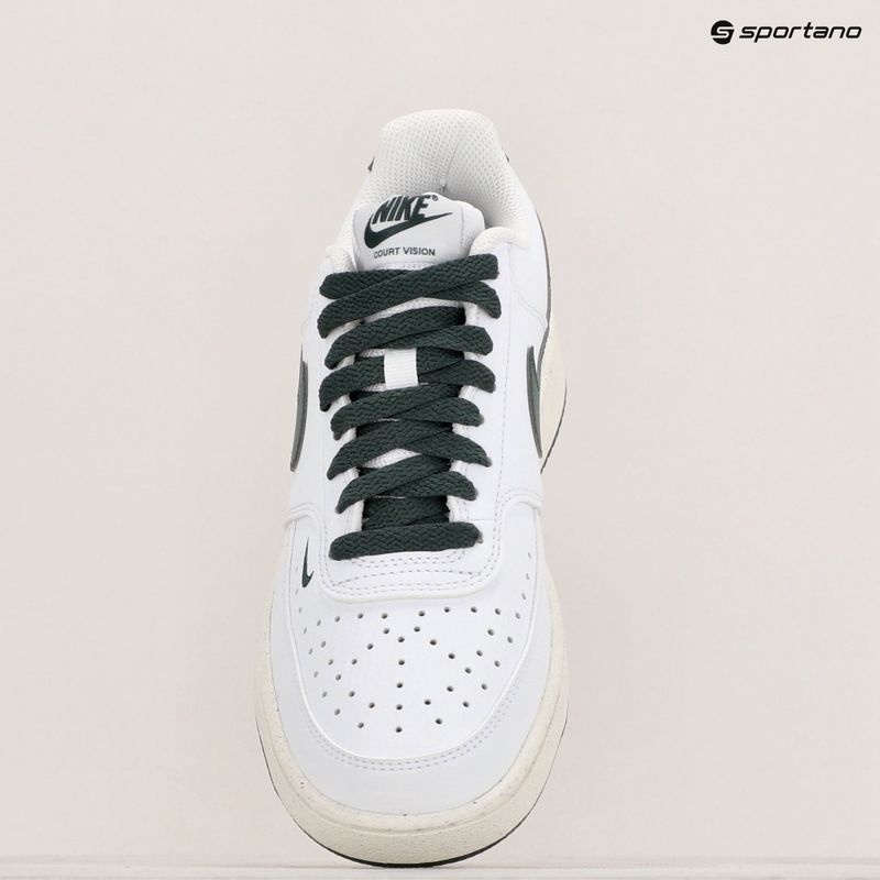 Buty damskie Nike Court Vision Low Next Nature white/stadium green sail/vintage green 10