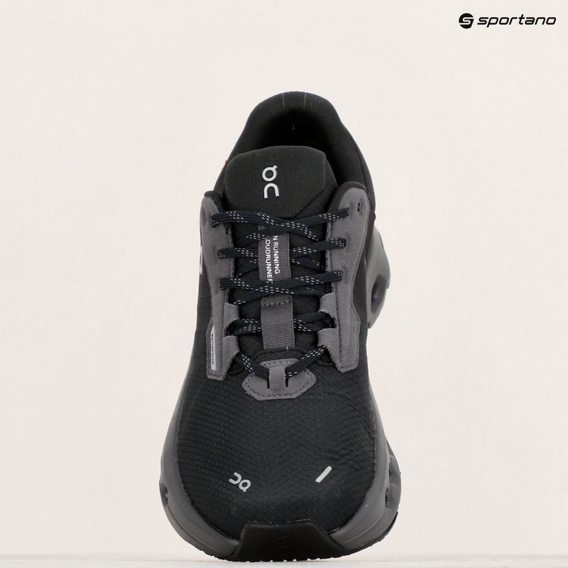 Buty do biegania damskie On Cloudrunner 2 Waterproof magnet/black 20
