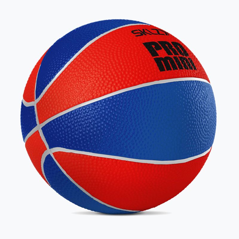 Piłka do mini koszykówki SKLZ Pro Mini Hoop Swish red/blue rozmiar 3