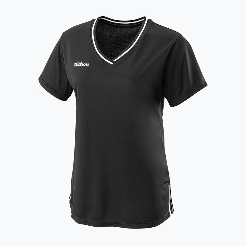 Koszulka tenisowa damska Wilson Team II V-Neck W black