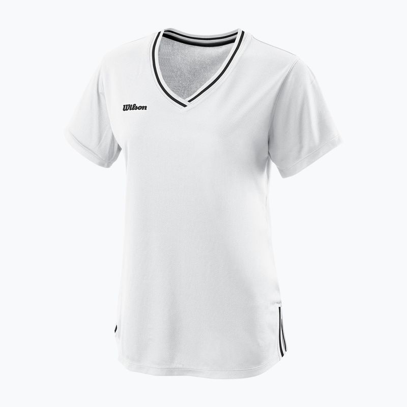 Koszulka tenisowa damska Wilson Team II V-Neck W white