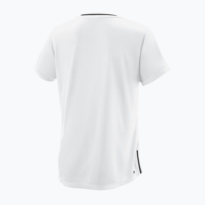 Koszulka tenisowa damska Wilson Team II V-Neck W white 2