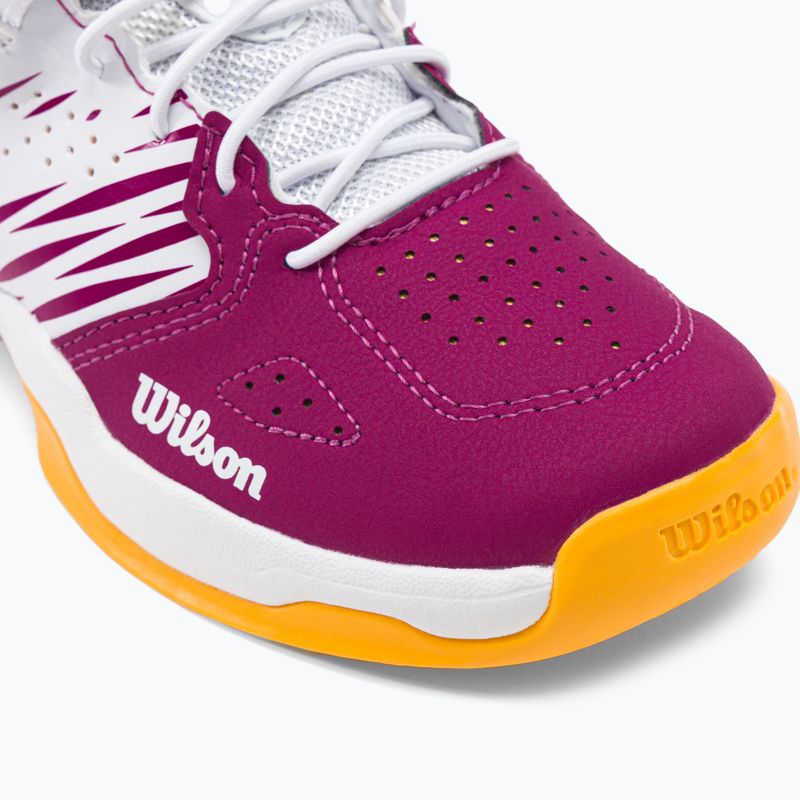 Buty do tenisa dziecięce Wilson Kaos K 2.0 Jr baton rouge/white/saffron 7